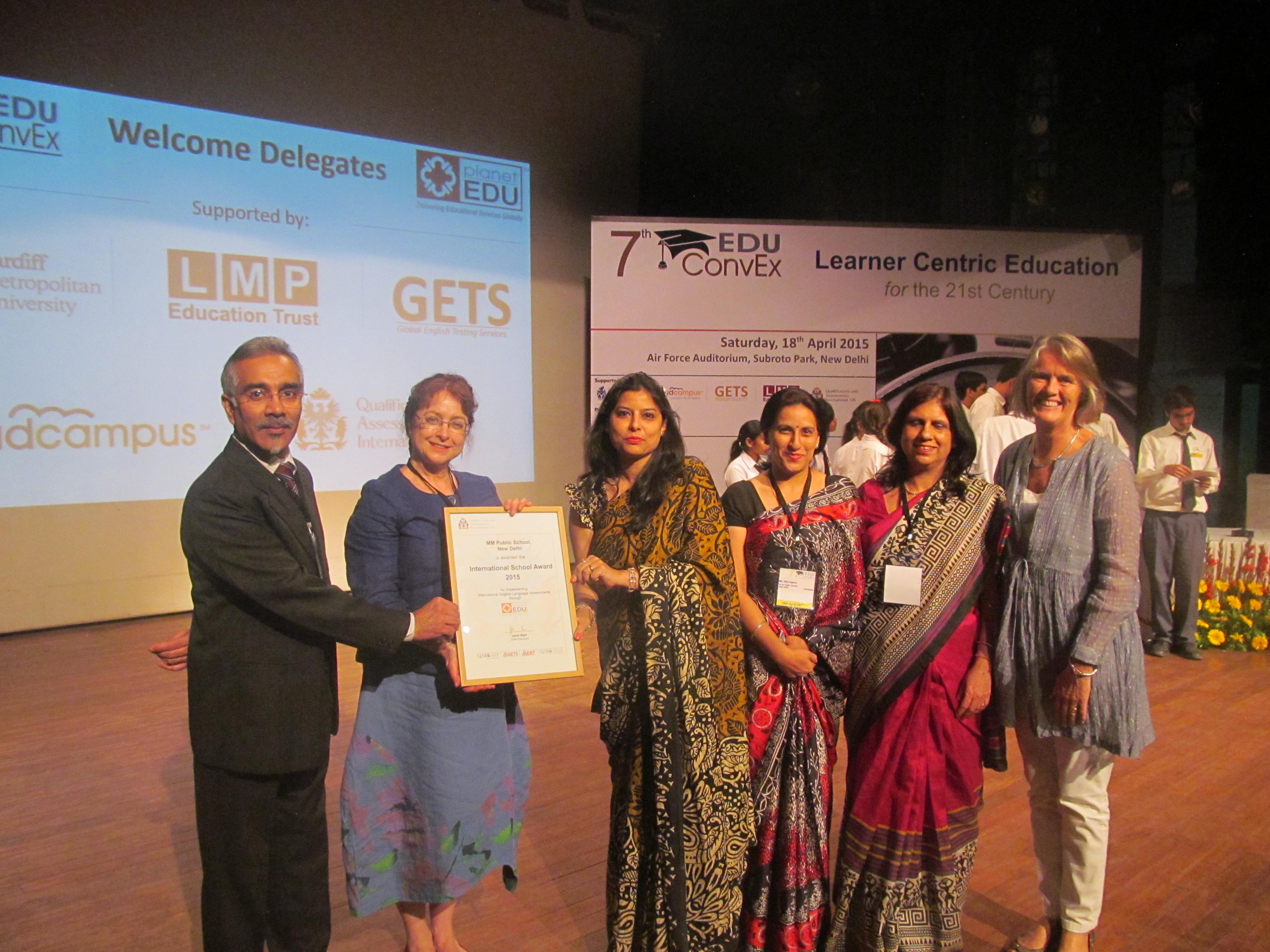 ACHIEVER OF INTERNATIONAL SCHOOL AWARD