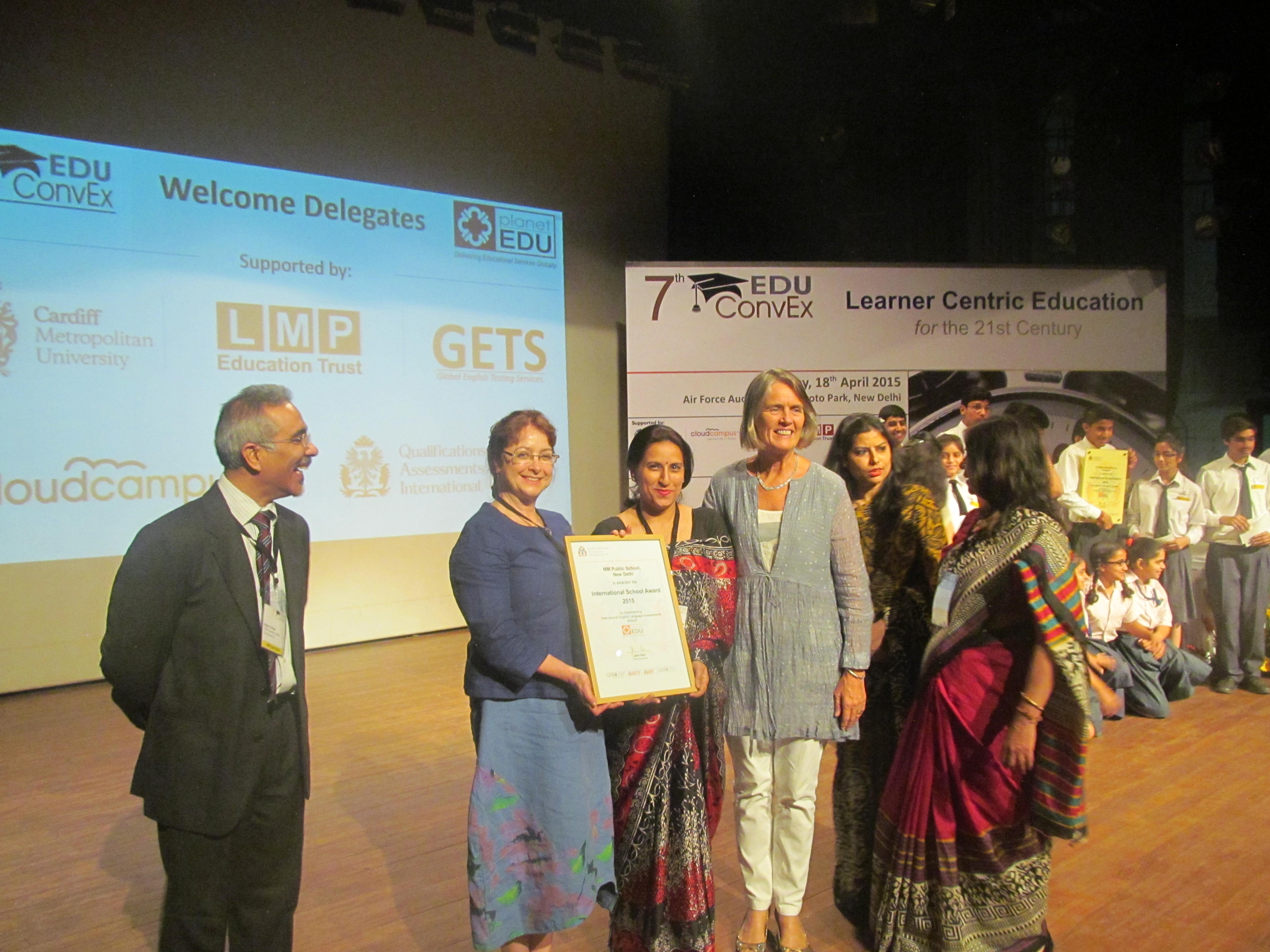 ACHIEVER OF INTERNATIONAL SCHOOL AWARD