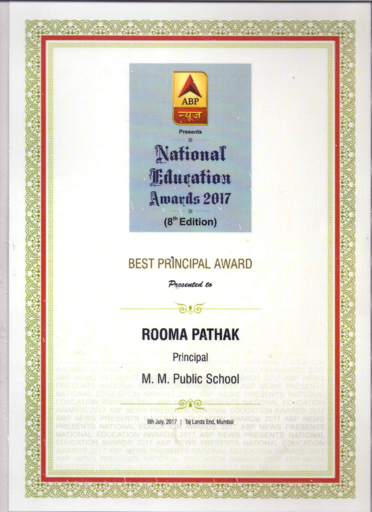 ABP NEWS NATIONAL EDUCATION AWARDS