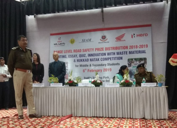 Winners in Road Safety Quiz Competition at Range- Level