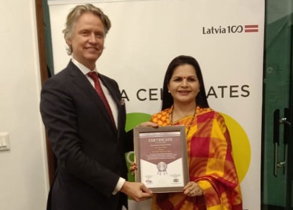  Felicitation at International Level