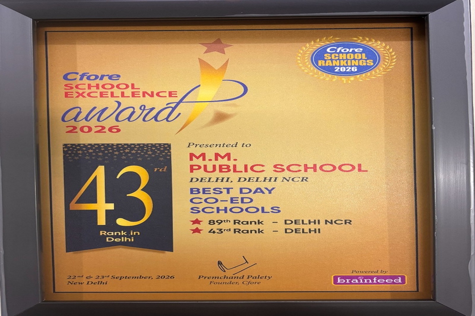 MMPS Earns Recognition in Cfore School Rankings 2026