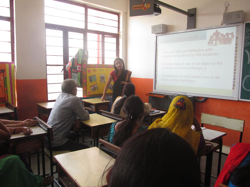 Orientation Programme For Parents Of Classes LKG To V On 26-04-2014