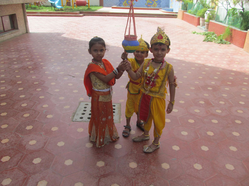 Janamashtmi Celebration On 19-8-2014 By Tiny Tots