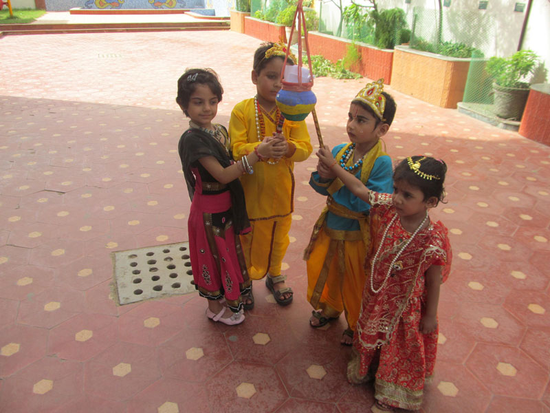Janamashtmi Celebration On 19-8-2014 By Tiny Tots