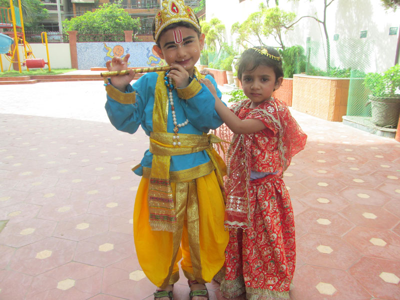 Janamashtmi Celebration On 19-8-2014 By Tiny Tots