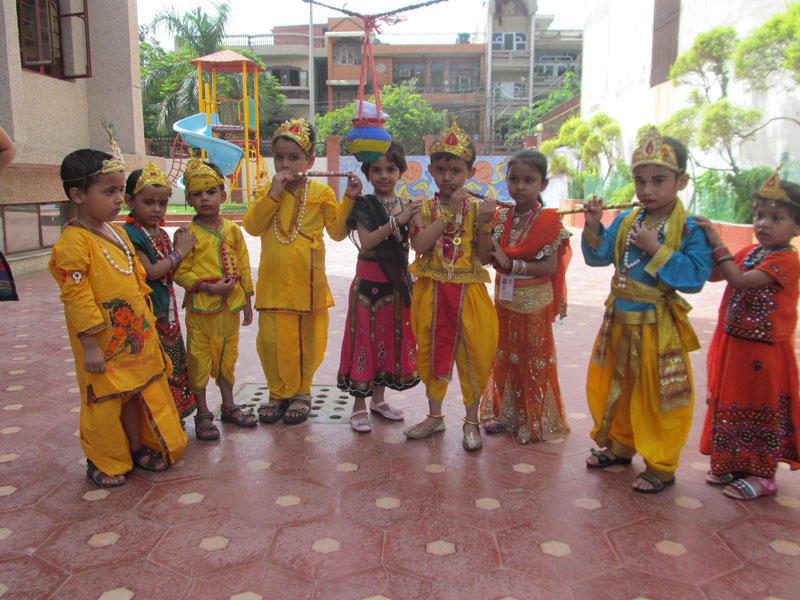 Janamashtmi Celebration On 19-8-2014 By Tiny Tots