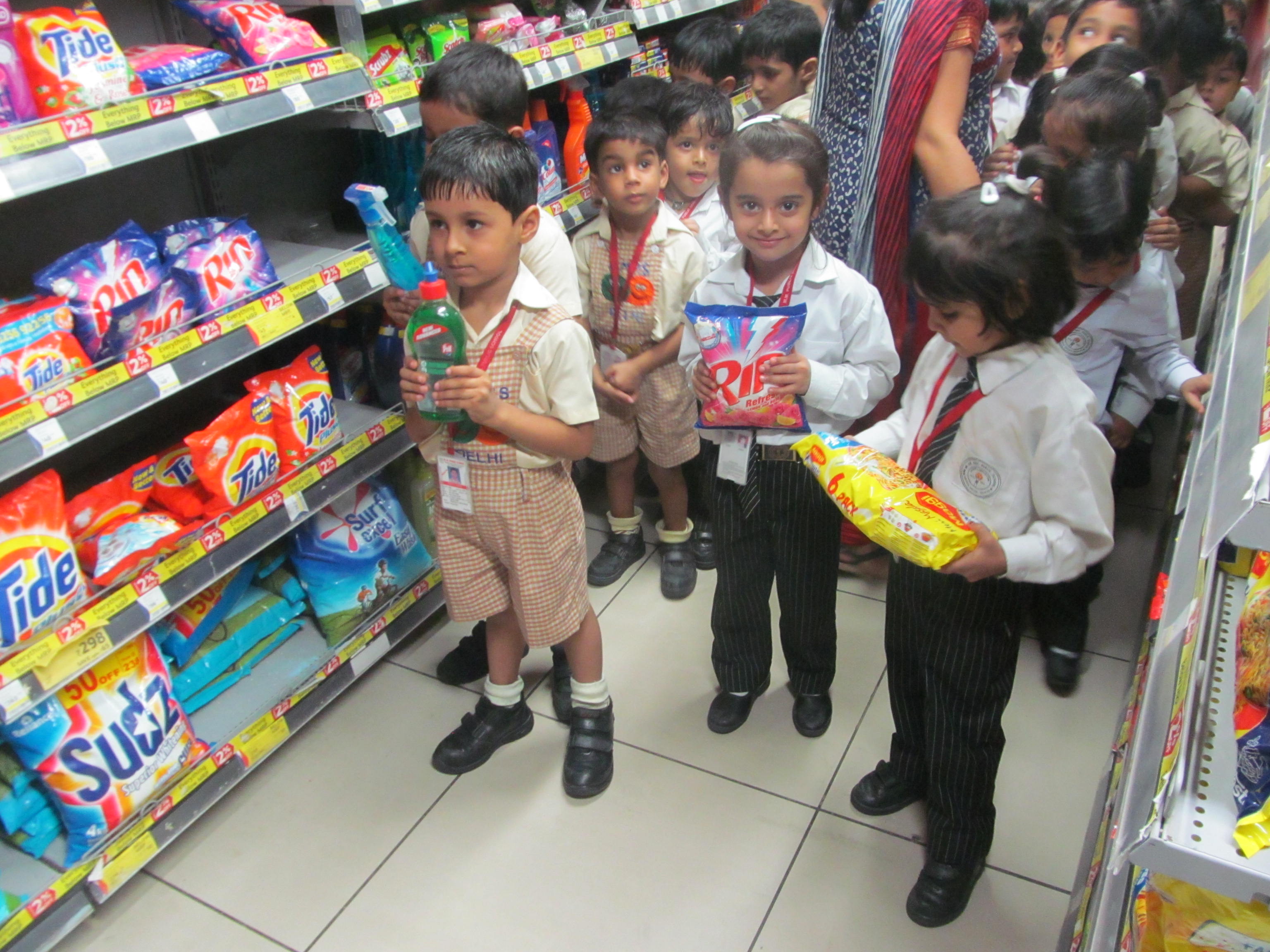 Visit To Reliance Fresh Of Primary Classes