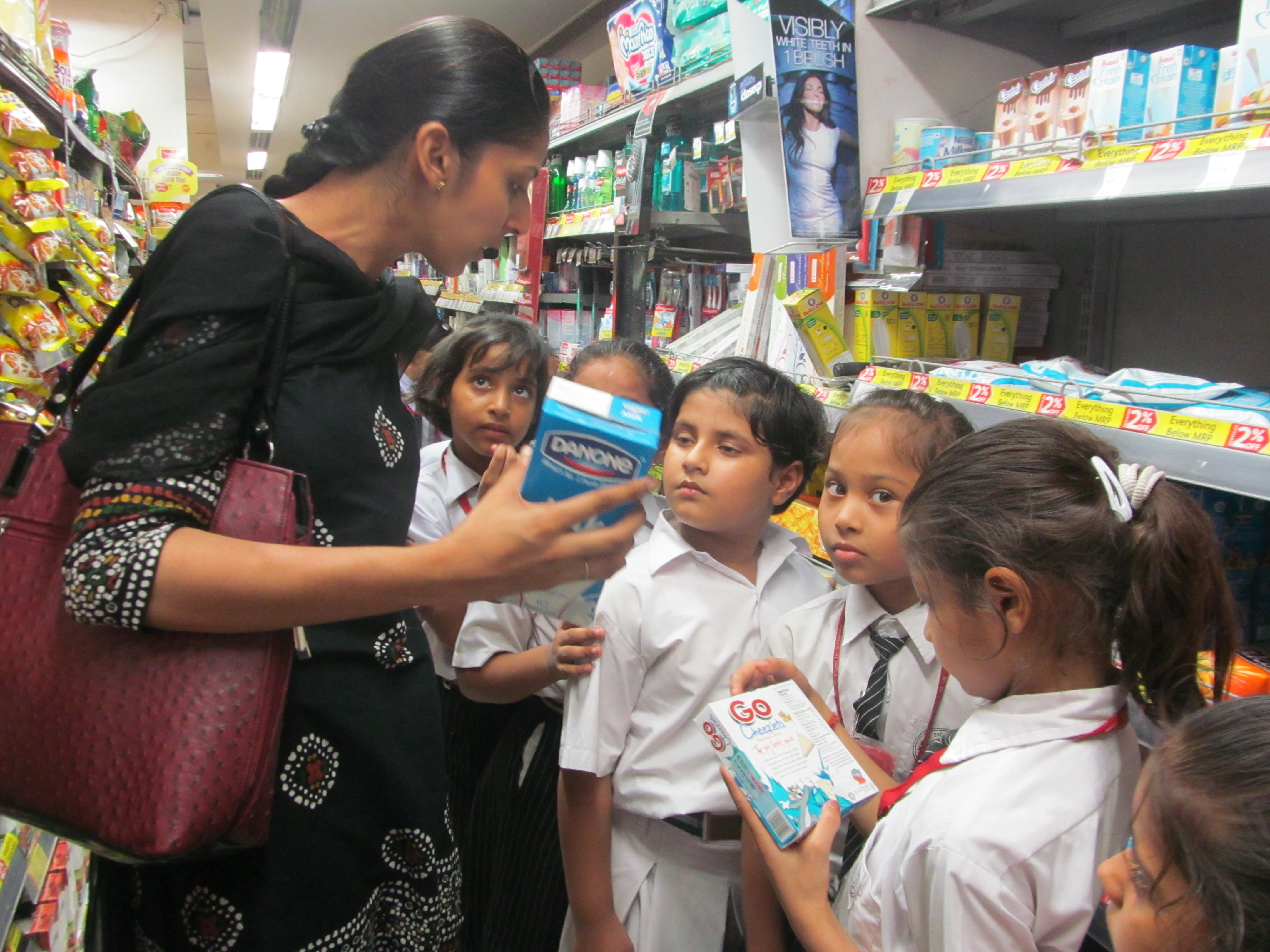 Visit To Reliance Fresh Of Primary Classes
