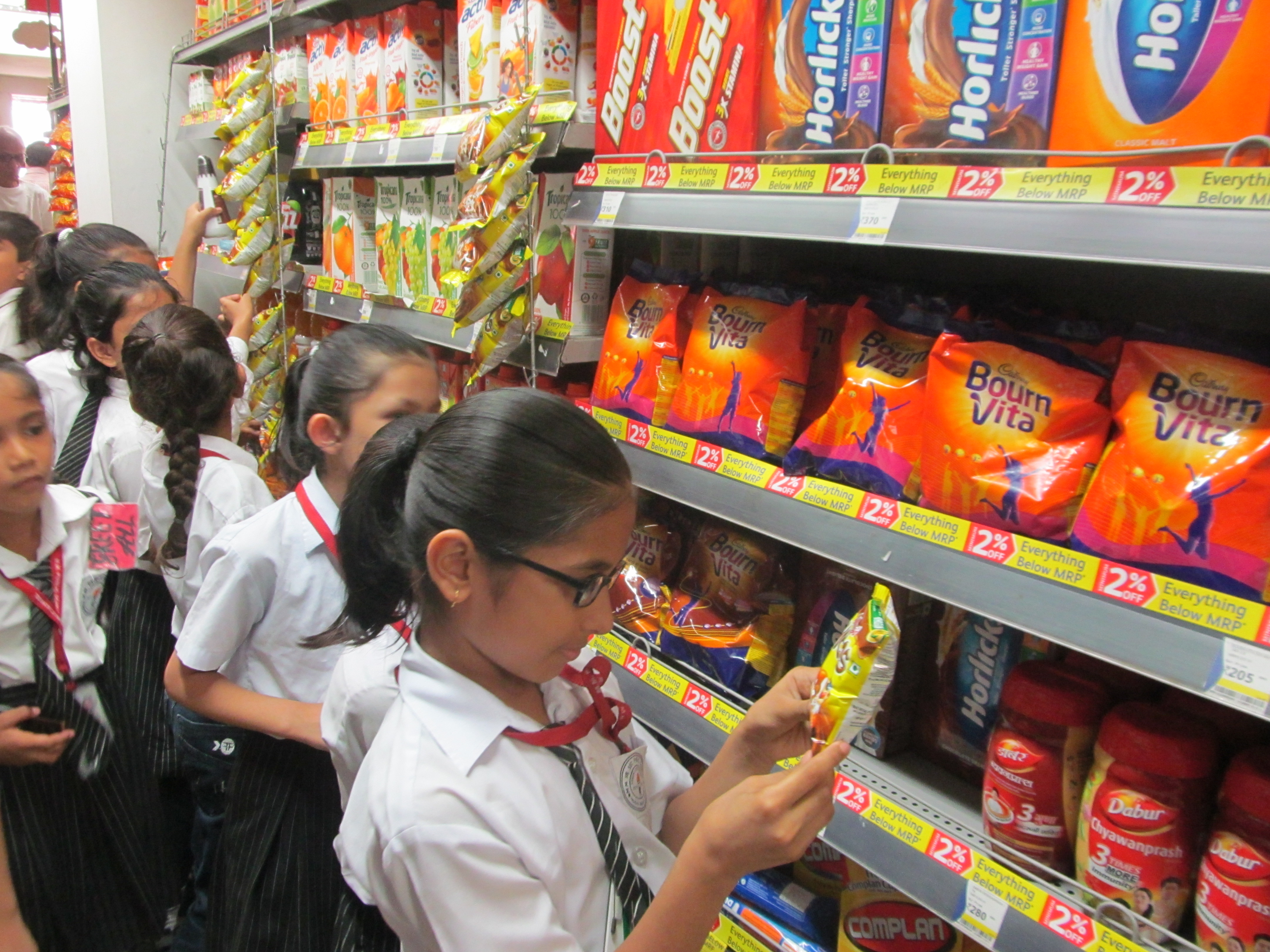 Visit To Reliance Fresh Of Primary Classes