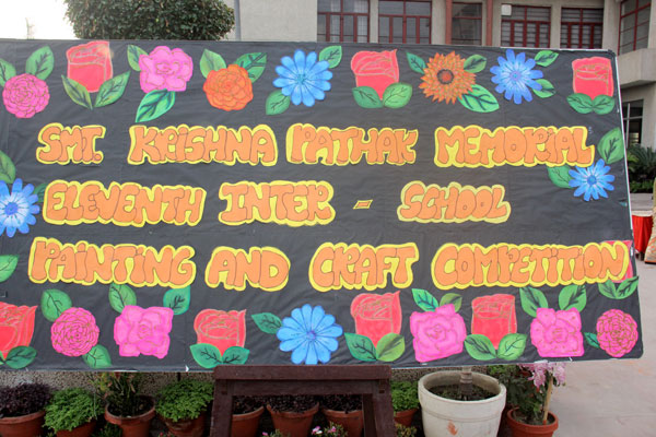  SMT KRISHNA PATHAK MEMORIAL ELEVENTH INTER-SCHOOL PAINTING AND CRAFT COMPETITION