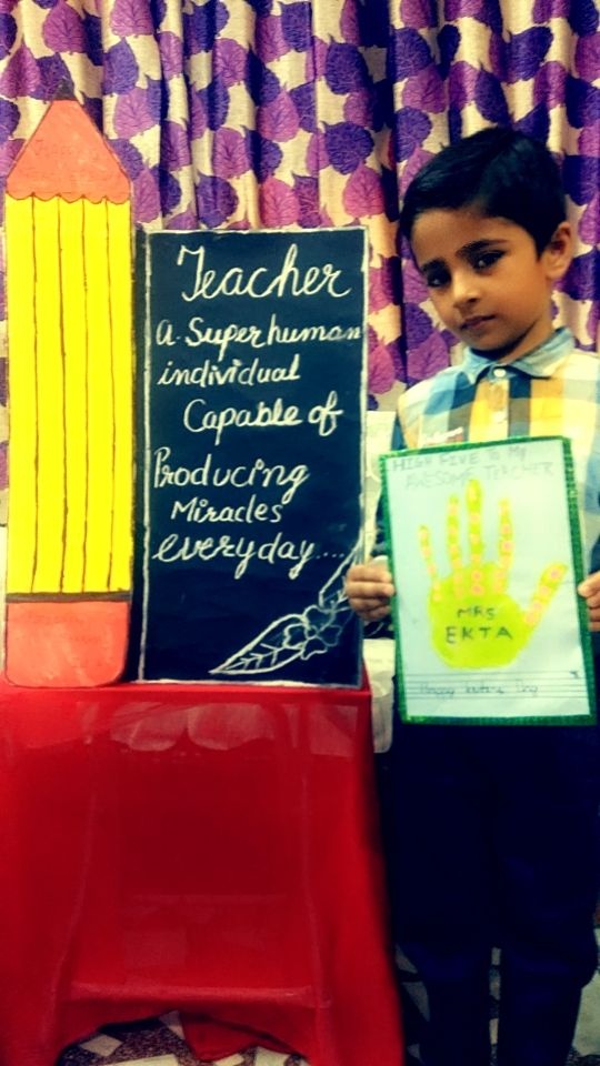 Teachers Day Celebration by Pre-Primary Students