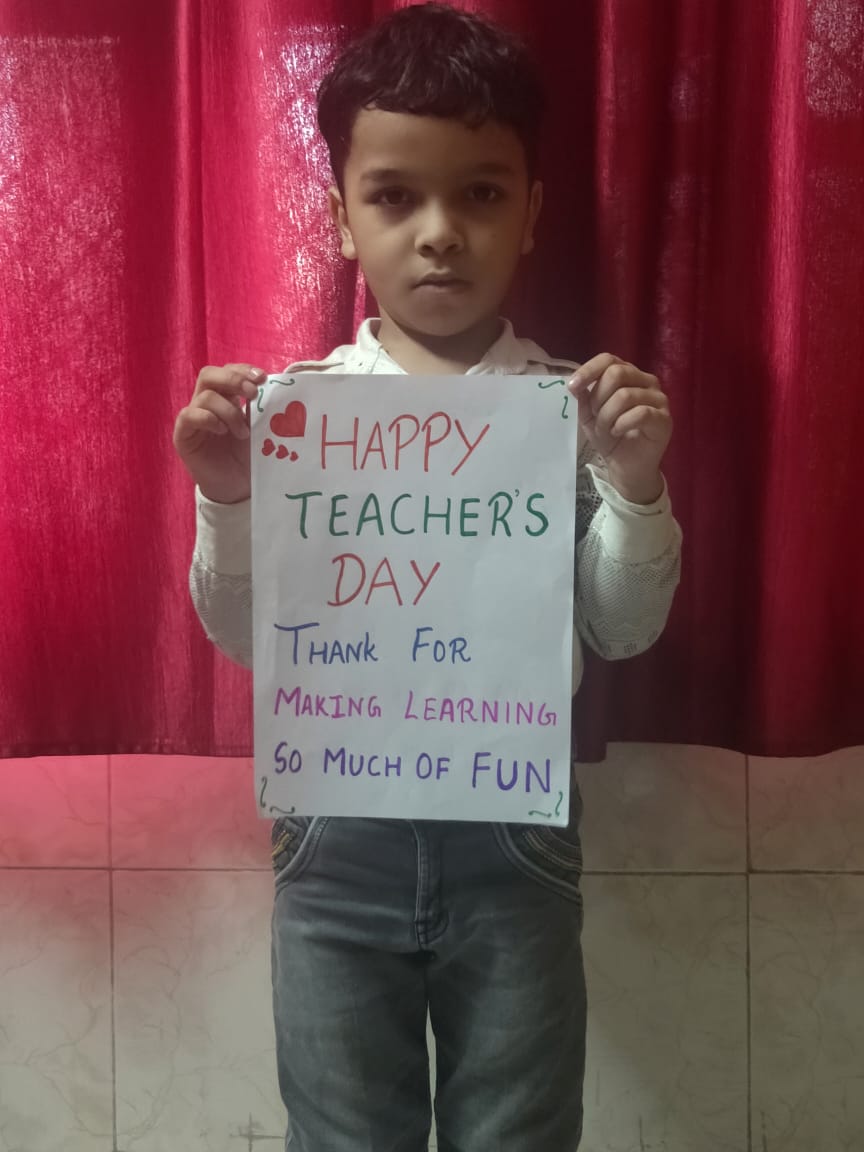 Teachers Day Celebration by Pre-Primary Students