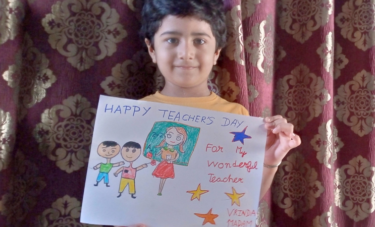Teachers Day Celebration by Pre-Primary Students