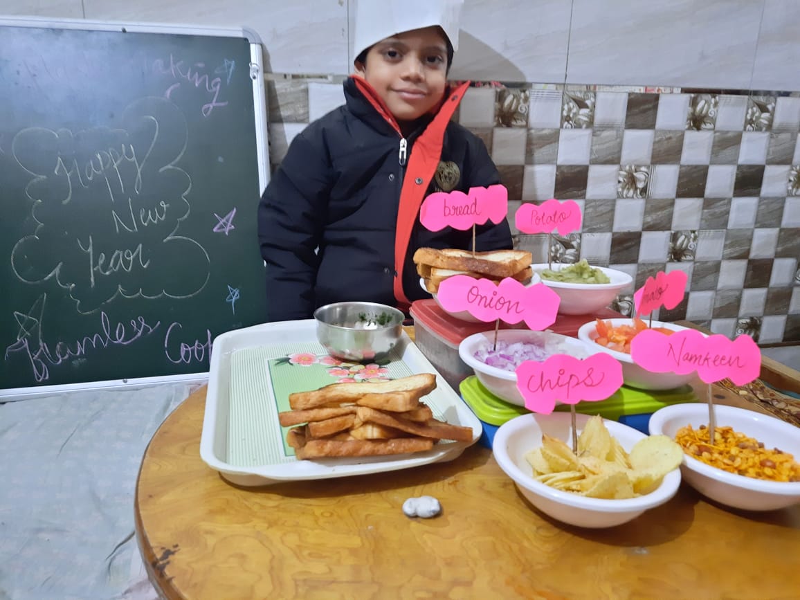 New Year Celebration by Primary and Middle wing students