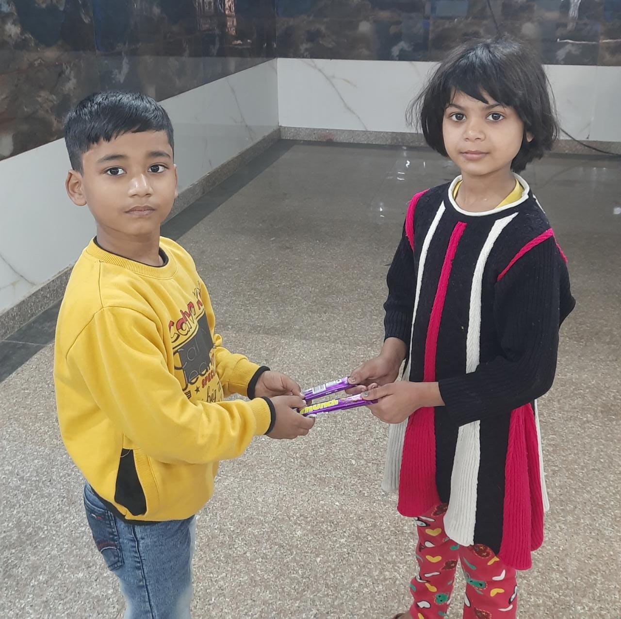 New Year Celebration by Primary and Middle wing students