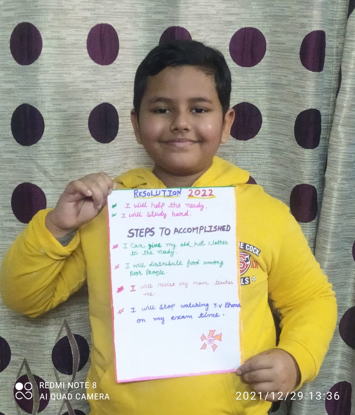 New Year Celebration by Primary and Middle wing students