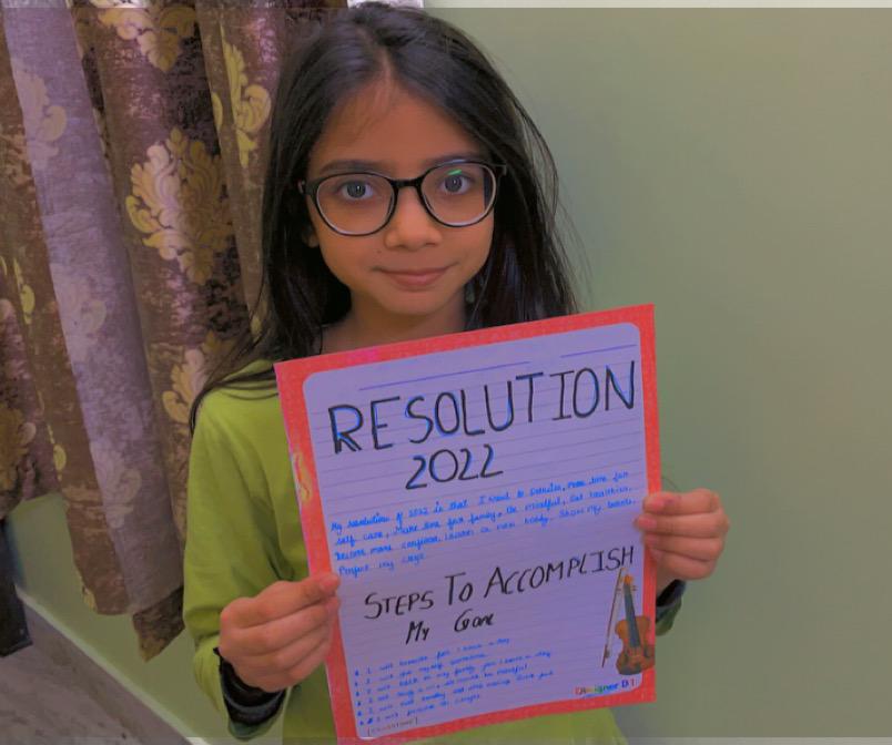 New Year Celebration by Primary and Middle wing students