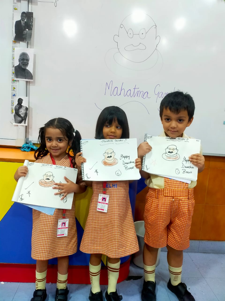 Gandhi Jayanti and Dussehra Celebration by Pre-Primary Kids