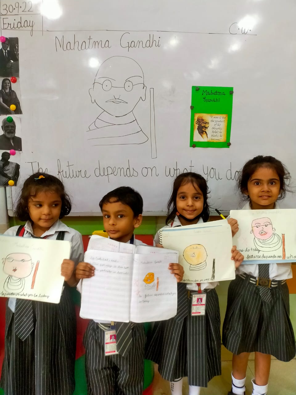 Gandhi Jayanti and Dussehra Celebration by Pre-Primary Kids