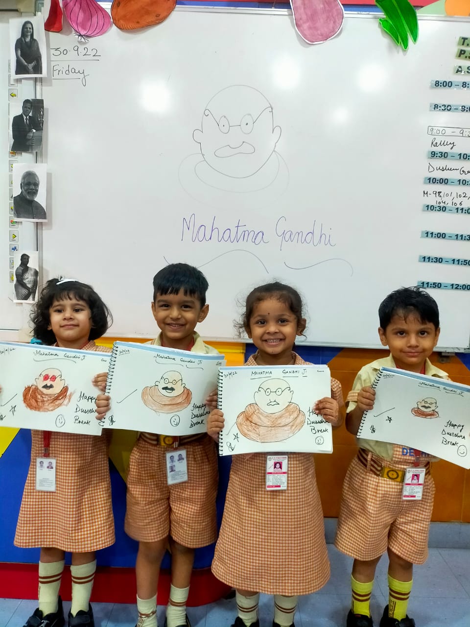 Gandhi Jayanti and Dussehra Celebration by Pre-Primary Kids