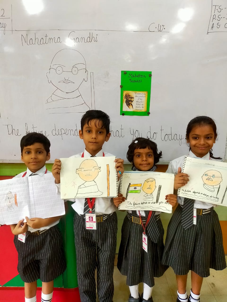 Gandhi Jayanti and Dussehra Celebration by Pre-Primary Kids