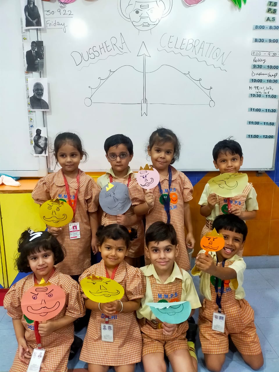 Gandhi Jayanti and Dussehra Celebration by Pre-Primary Kids