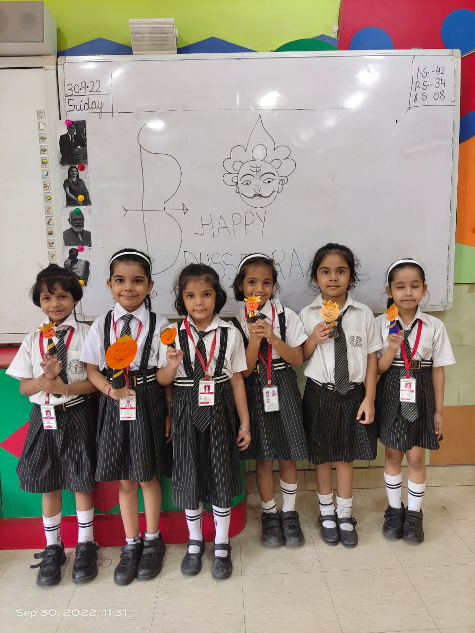 Gandhi Jayanti and Dussehra Celebration by Pre-Primary Kids