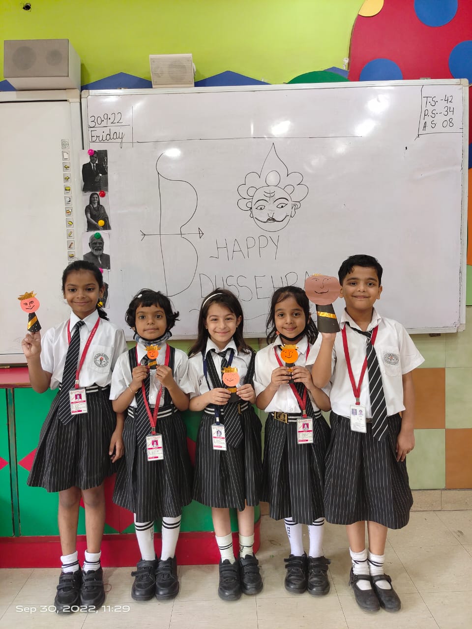 Gandhi Jayanti and Dussehra Celebration by Pre-Primary Kids