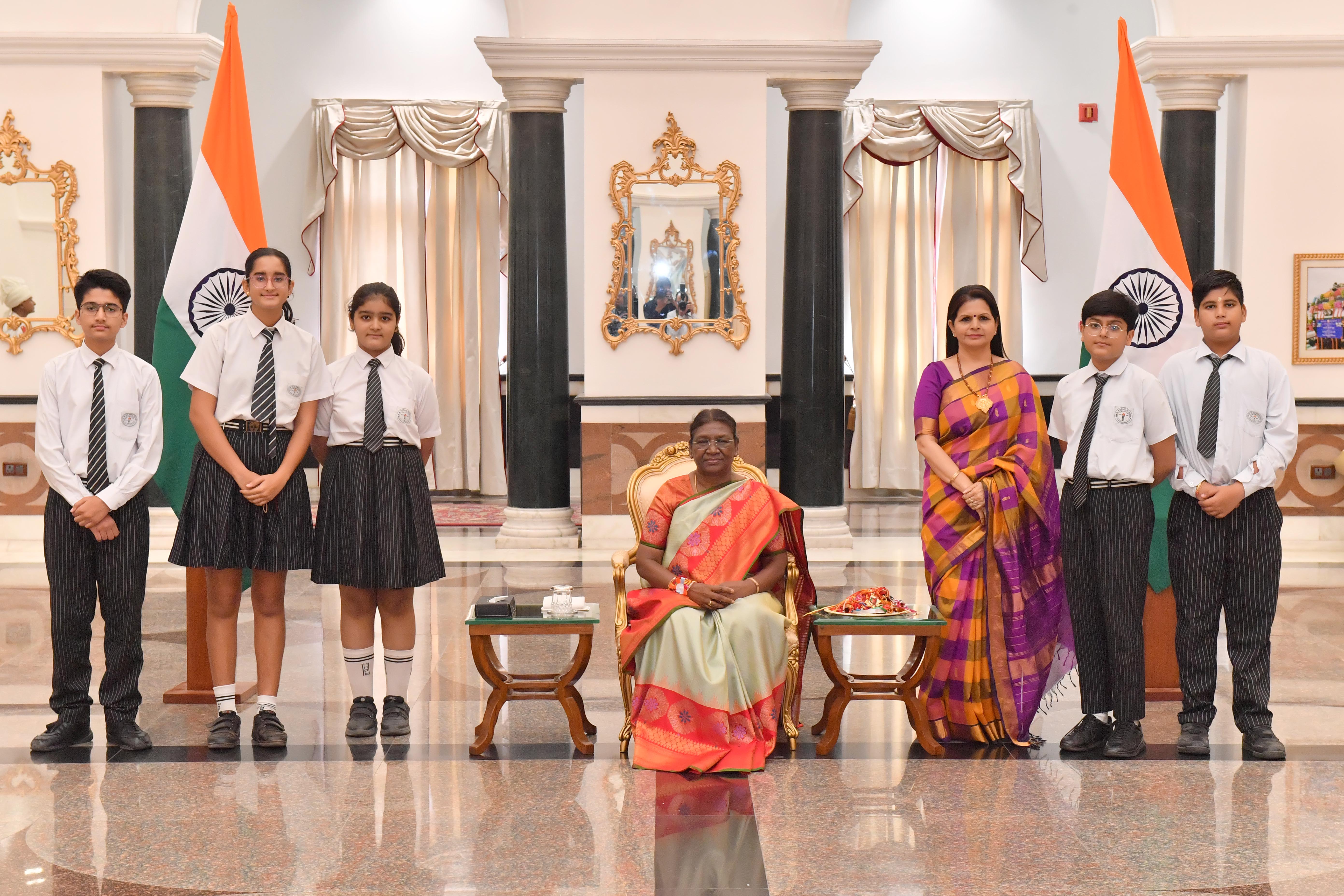 Raksha Bandhan with the Honourable President of India
