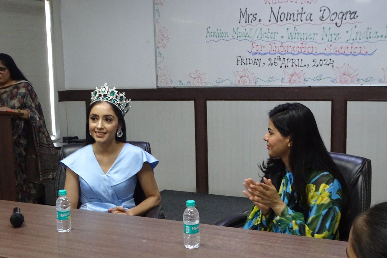 Interactive Session with the renowned Mrs. India Winner 2023-24 Mrs. Nomita Dogra.