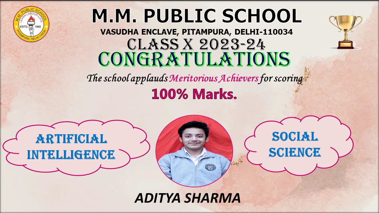 Class X CBSE Board exam Result 2023_24