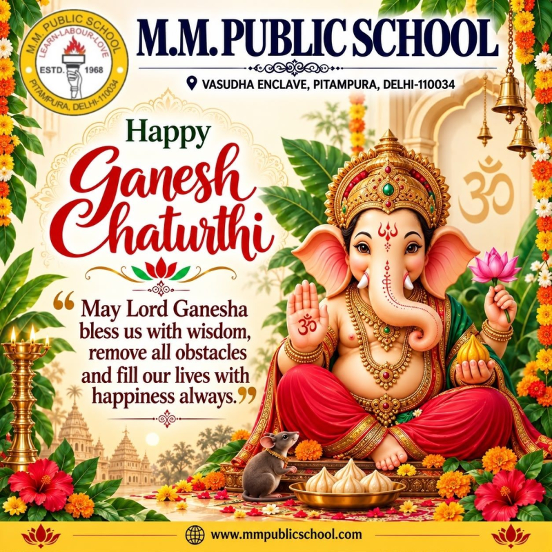 Wishing everyone a blessed, joyful and eco-friendly Ganesh Chaturthi!