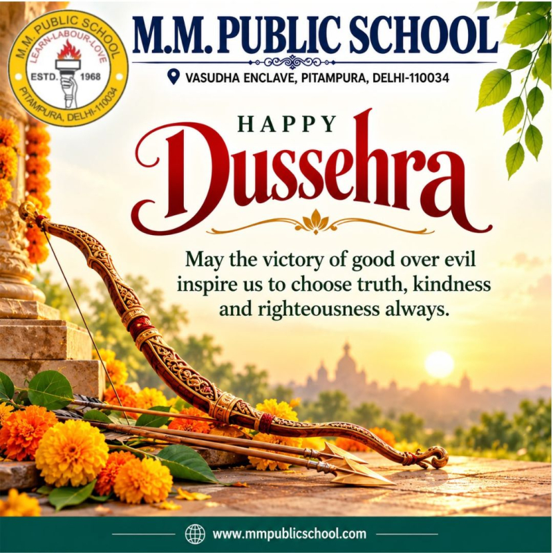Wishing everyone a Happy, Peaceful, and Prosperous Dussehra! 🌸🙏