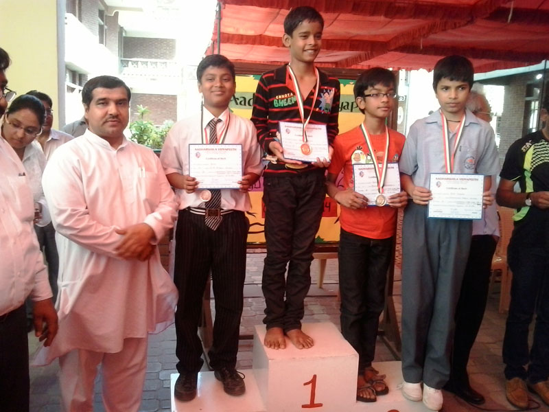 ACHIEVEMENT IN INTER-SCHOOL YOGA TOURNAMENT ON 27-04-2014