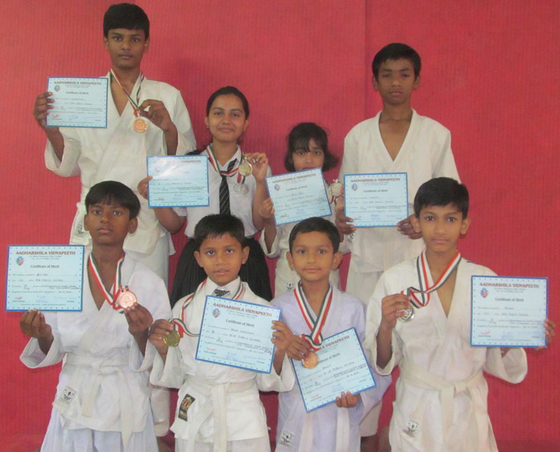 ACHIEVEMENT IN INTER-SCHOOL JUDO TOURNAMENT ON 29 TO 30-04-2014