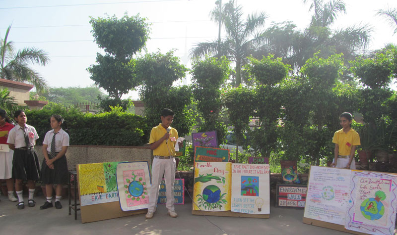 CELEBRATION OF EARTH DAY ON 28-04-2014