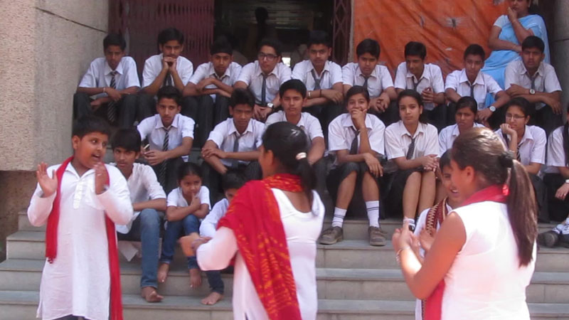 BRITISH COUNCIL ACTIVITY - STREET PLAY ON COMMONWEALTH VALUES ON 29-04-2014
