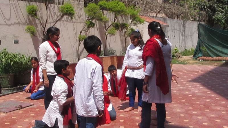 BRITISH COUNCIL ACTIVITY - STREET PLAY ON COMMONWEALTH VALUES ON 29-04-2014
