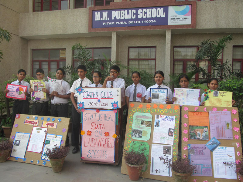 ACTIVITY ON ENDANGERED SPECIES BY MATHS CLUB ON 30-04-2014