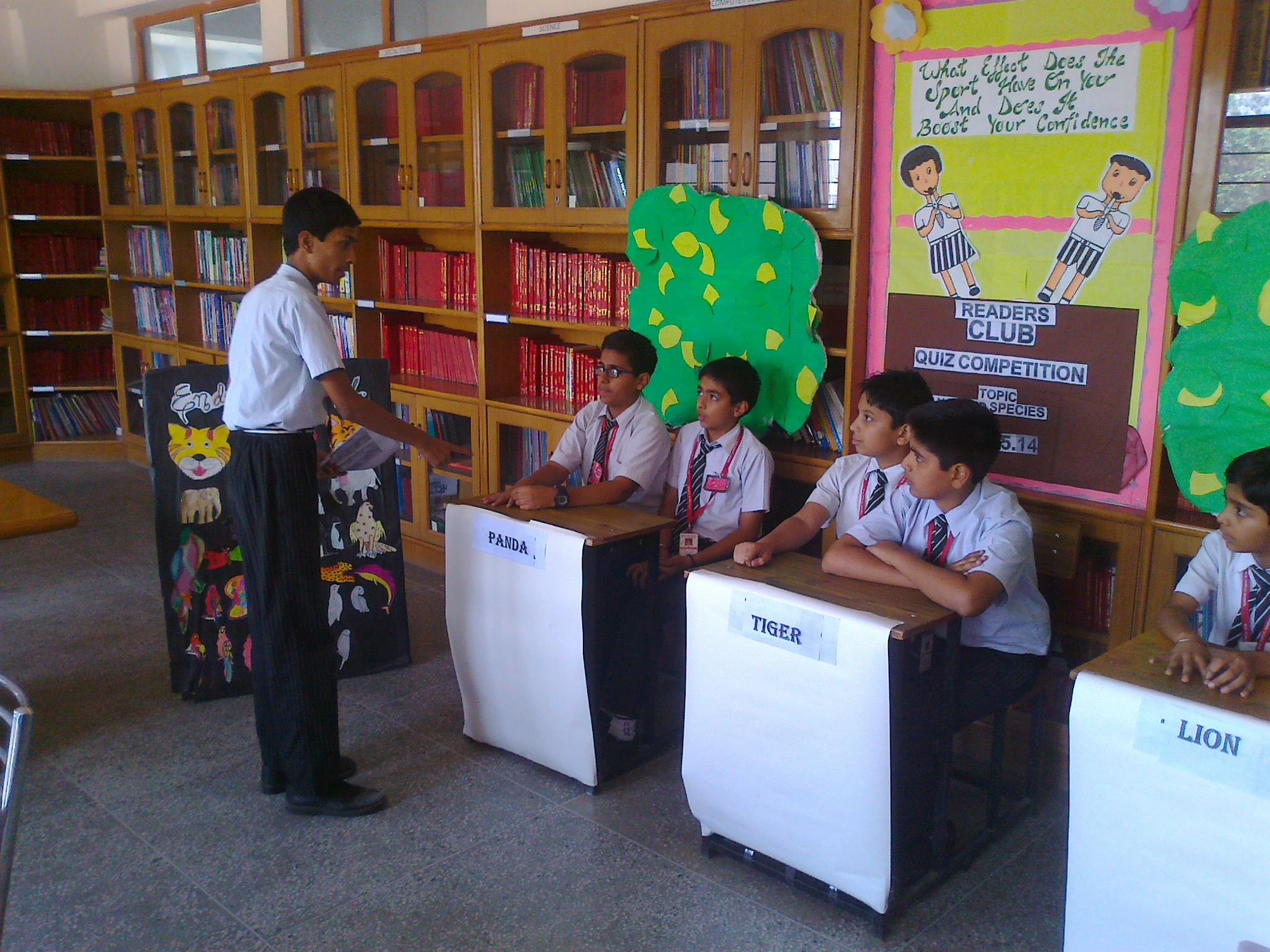 QUIZ COMPETITION ON ENDANGERED SPECIES BY READERS CLUB ON 15-05-2014