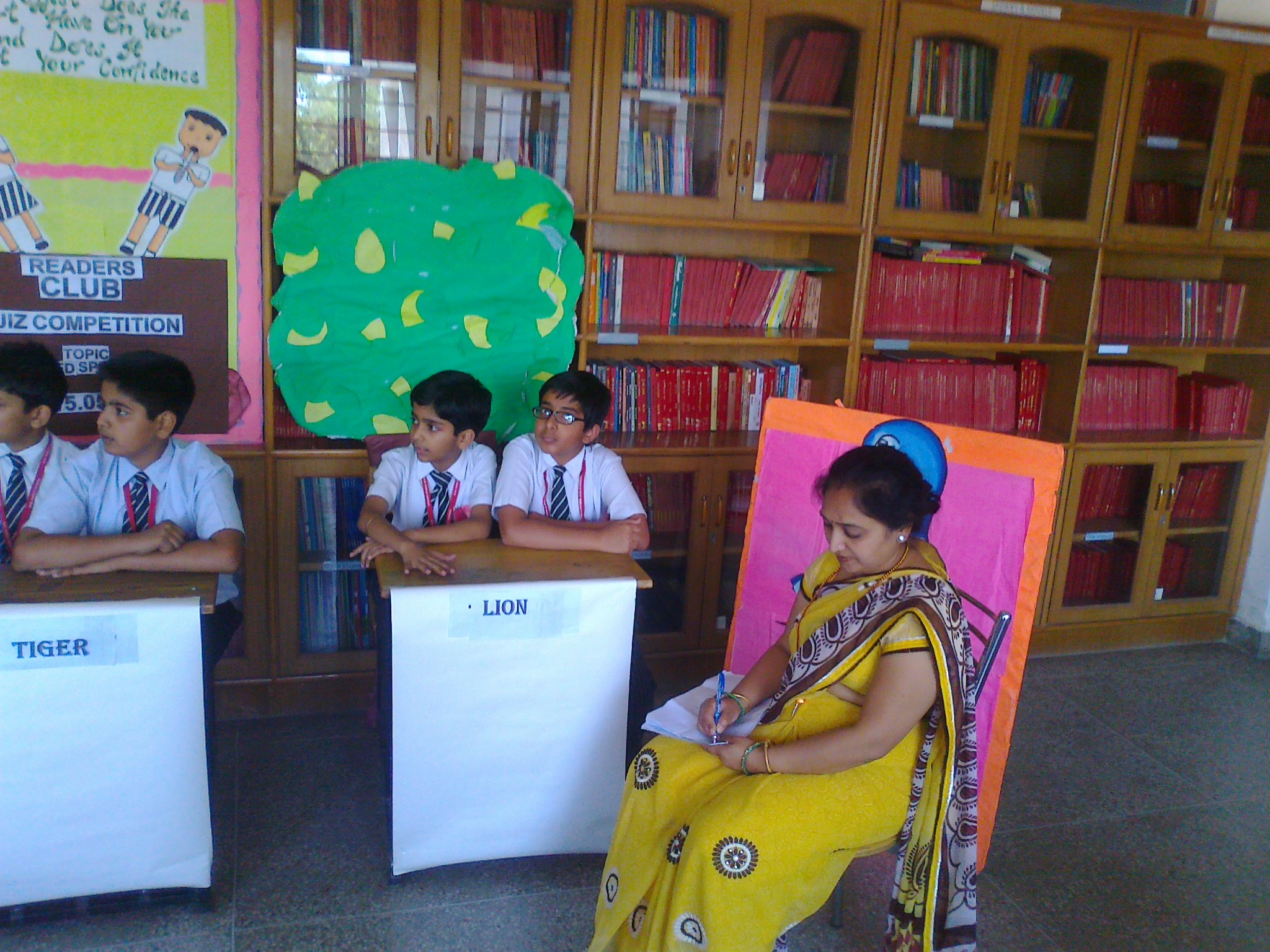 QUIZ COMPETITION ON ENDANGERED SPECIES BY READERS CLUB ON 15-05-2014