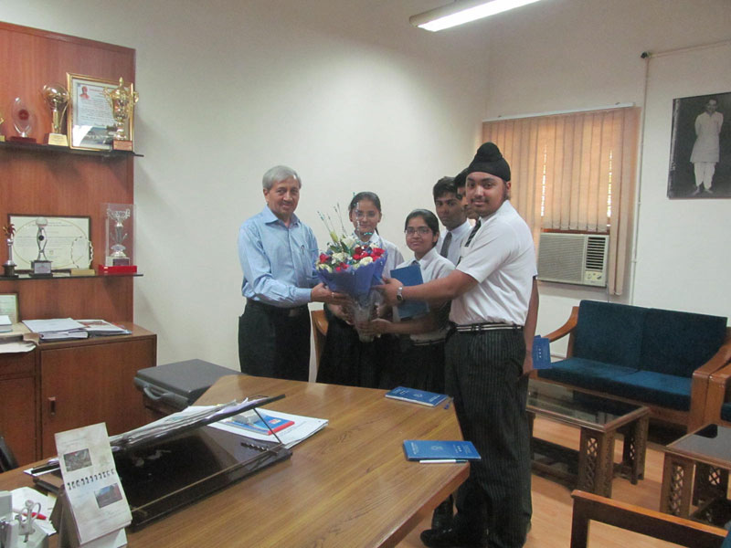 INTERACTION WITH DEEN DAYAL UPADHYAYA COLLEGE PRINCIPAL ON 23-05-2014