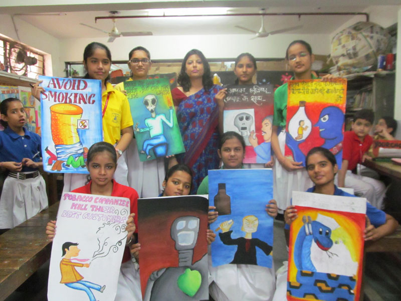 POSTER MAKING COMPETITION BY ART & CRAFT CLUB ON 28-07-2014