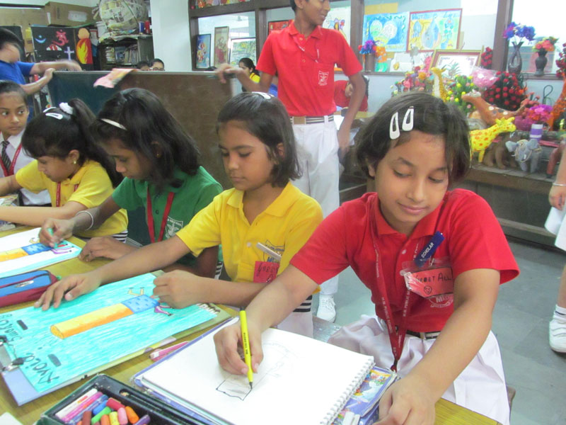 POSTER MAKING COMPETITION BY ART & CRAFT CLUB ON 28-07-2014