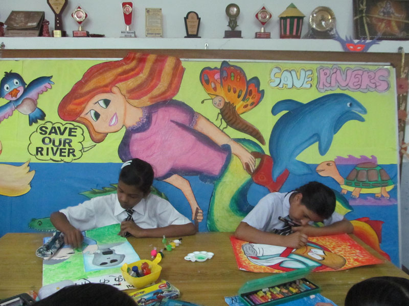 POSTER MAKING COMPETITION BY ART & CRAFT CLUB ON 28-07-2014