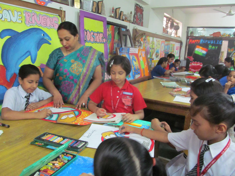POSTER MAKING COMPETITION BY ART & CRAFT CLUB ON 28-07-2014