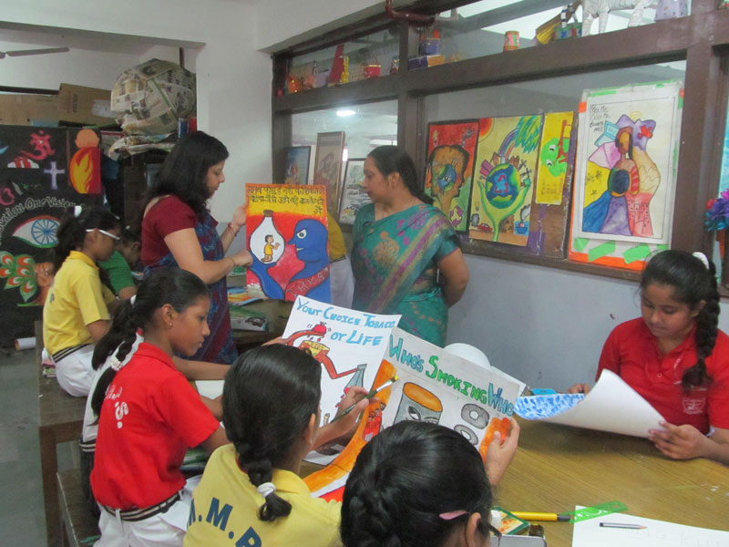 POSTER MAKING COMPETITION BY ART & CRAFT CLUB ON 28-07-2014
