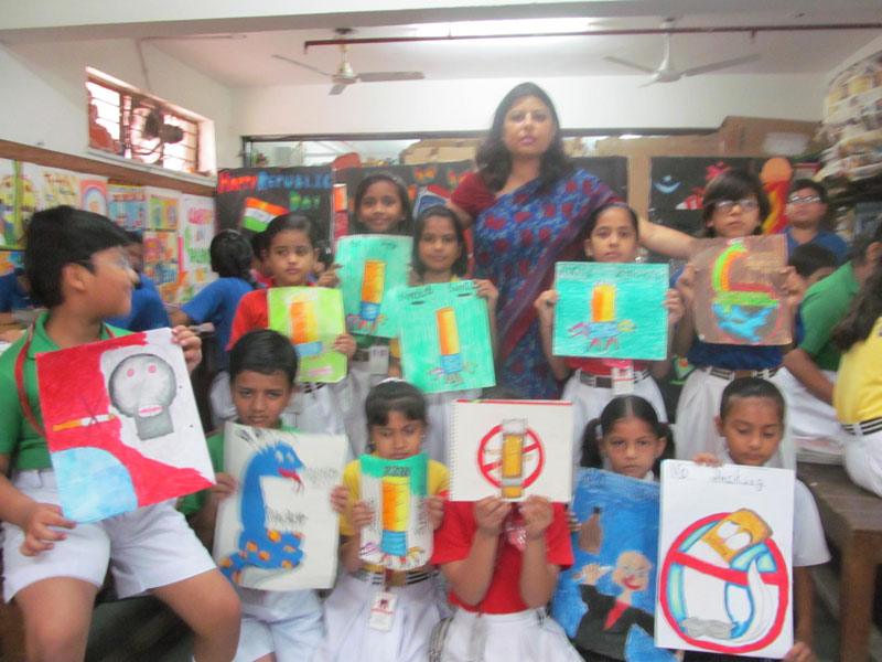 POSTER MAKING COMPETITION BY ART & CRAFT CLUB ON 28-07-2014