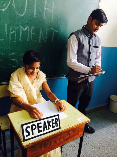Mock session of parliament on 31-12-2014